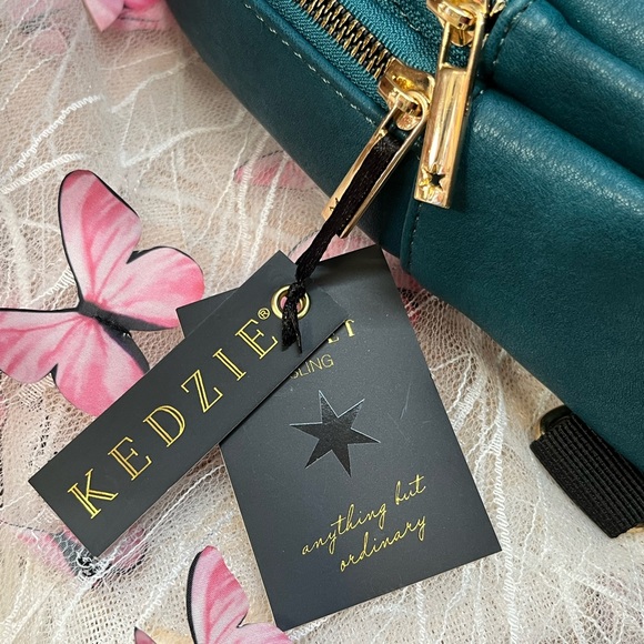 Kedzie Teal Sunset Sling Purse - Picture 3 of 6